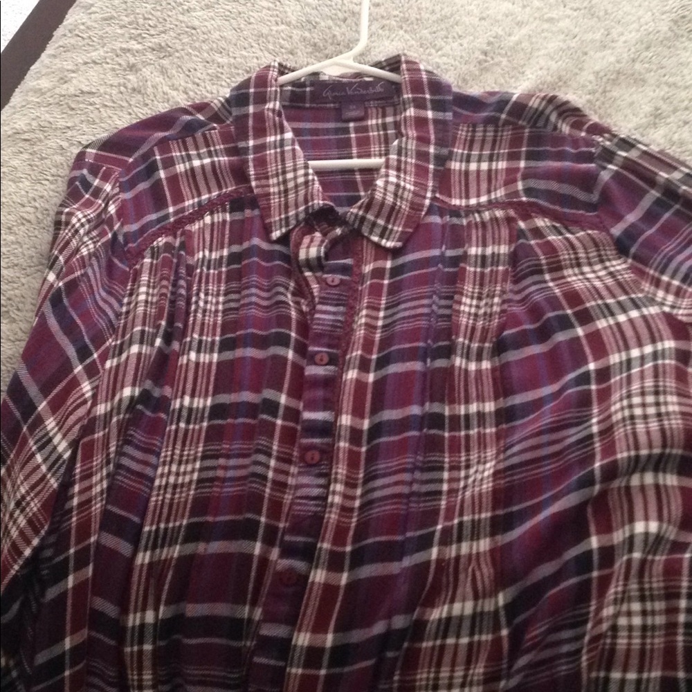 Cute lightweight flannel